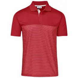 Mens Maestro Golf Shirt Red Front